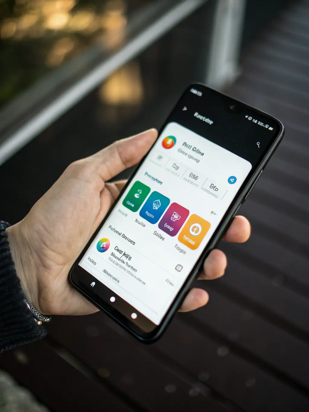 A smartphone displaying a perfectly rendered website, highlighting its mobile-friendliness and accessibility on all devices.
